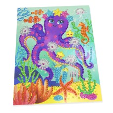 Набір для творчості діамантова мозаїка НТ-26 Симпатичний Восьминіг