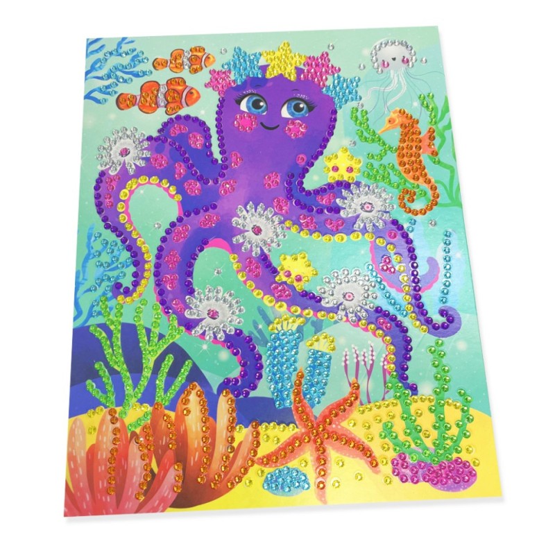 Набір для творчості діамантова мозаїка НТ-26 Симпатичний Восьминіг