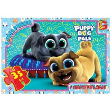 Пазли дитячі "Веселі мопси" Puppy Dog Pals MD402, 35 елементів