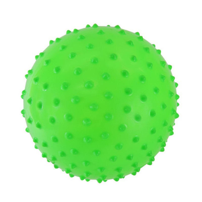 Дитячий М'ячик із шипами MB0113 гумовий 20 см, 68 грам Зелений