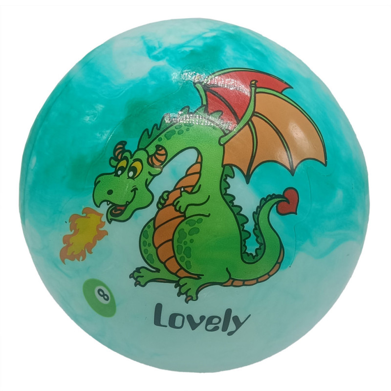 М'ячик дитячий "Динозавр" RB2201 гумовий, 60 грам Бірюзовий