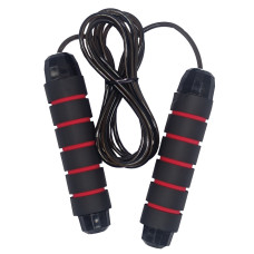 Скакалка с подшипниками SK221506 длина 2,6м Красный