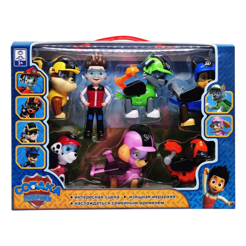 Ігровий набір героїв Щенячий патруль 805B-1, 7 фігурок