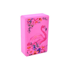 Блок для йоги "Фламинго" MS 0858-13(Pink) EVA 23 х 15 х 7,5 см