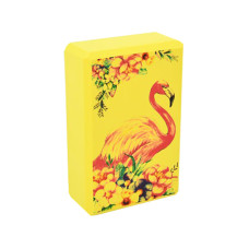 Блок для йоги "Фламинго" MS 0858-13(Yellow) EVA 23 х 15 х 7,5 см