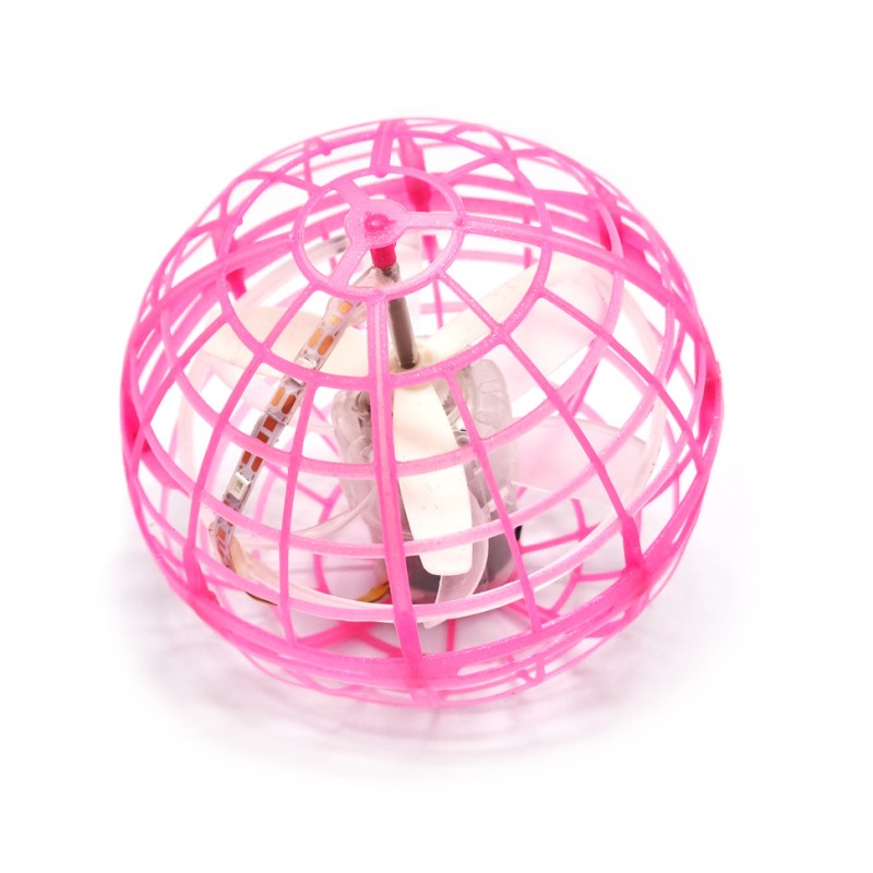 Літаюча Куля-спінер Flynova PRO HD552 на акумуляторі Рожевий