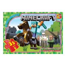 Пазлы детские "Minecraft" Майнкрафт MC773, 35 элементов
