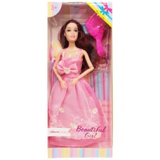 Детская Кукла "Beautiful Girl" D200-216(Pink) в праздничном платье