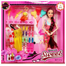 Ігровий набір Лялька з донькою "Quenn Sweet" 313K43(Red) з аксесуарами