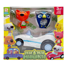Фигурки героев Лисичка и Сова "Ве-Ве-Мишки" Bambi 1719MM-2 с автомобилем