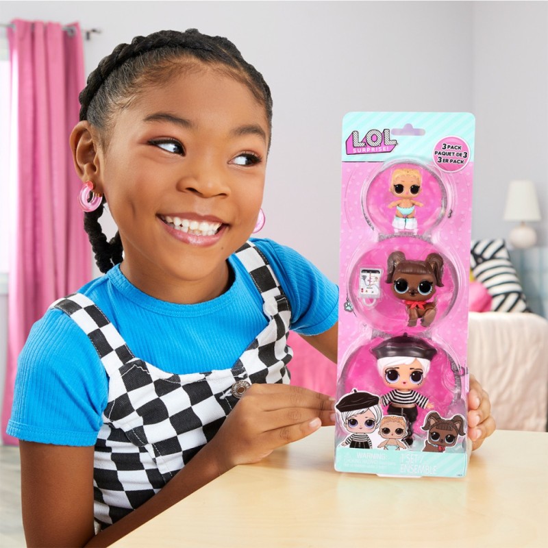 Набір ігрових фігурок Битник Бейбі, Дарлінг Доггі 987888 серії «OPP Tot + Pet + Lil Sis»