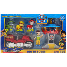 Набор героев «Щенячий патруль» PB9905(Red) фигурки с аксессуарами