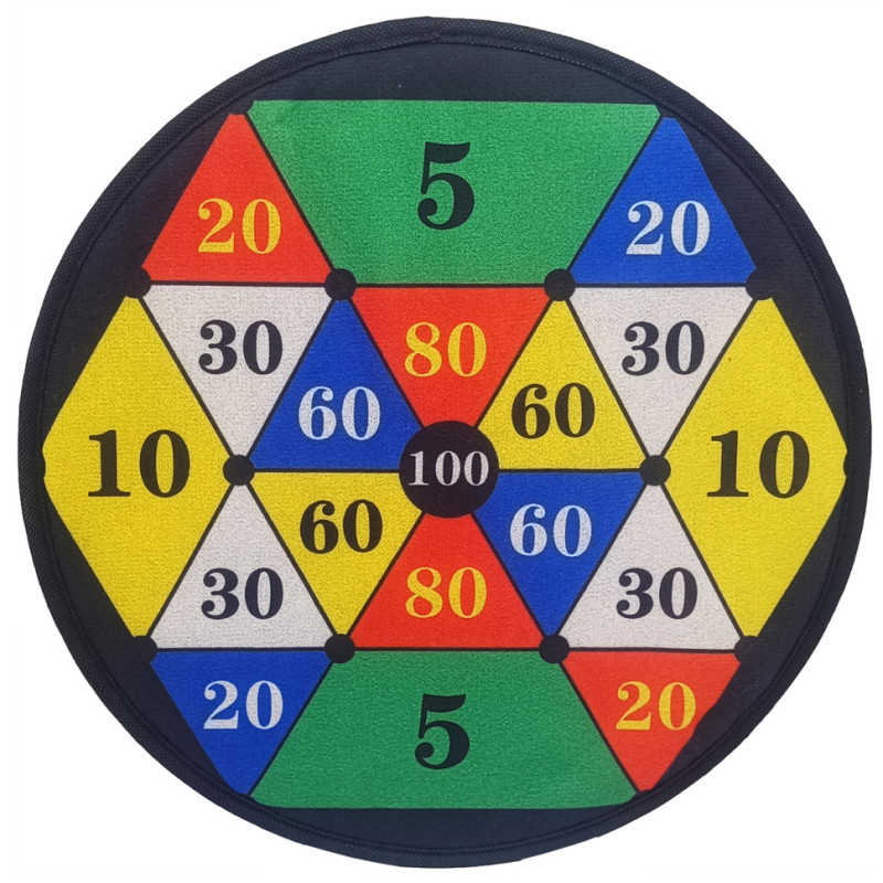 Дартс дитячий MR 0352-5 на липучці, м'ячики 2 шт, дротики 2 шт