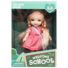 Детская кукла "Welcome School" YL605-62-3 с сумочкой