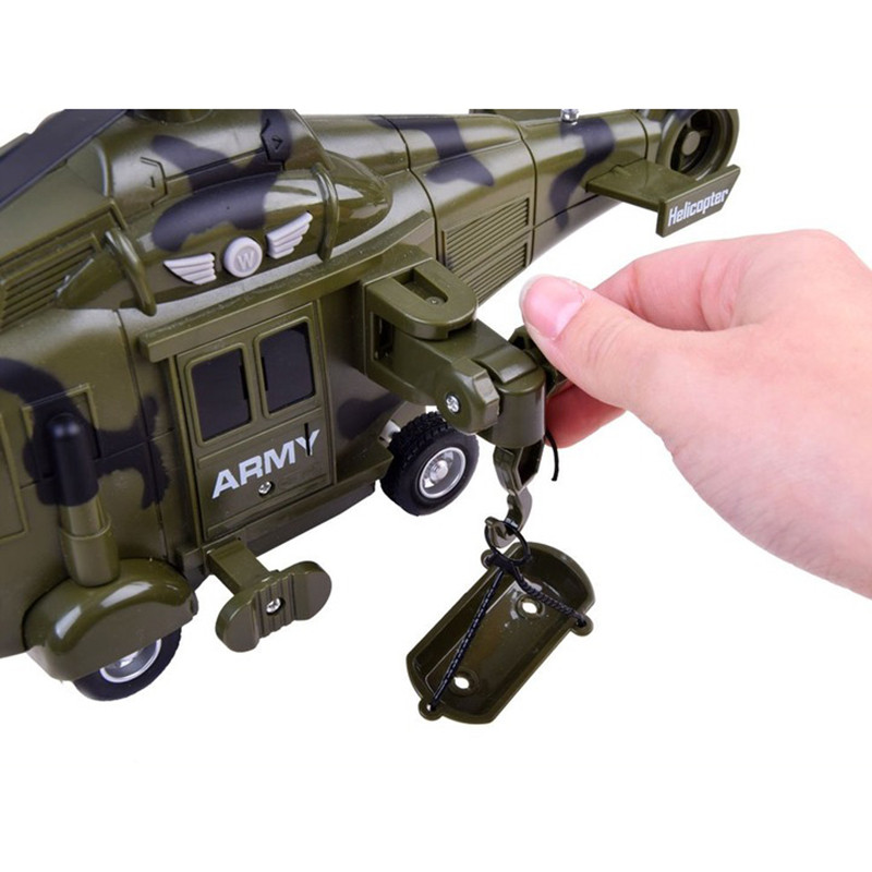 Вертоліт дитячий "Військова техніка" AP9907A, світло, звук