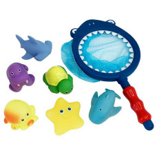 Игровой набор для купания «Сак акула» MGZ-0922, 6 животных