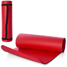 Коврик для йоги Profi MS 2608-27-R, NBR, размер 183 х 61 см, толщина 10 мм