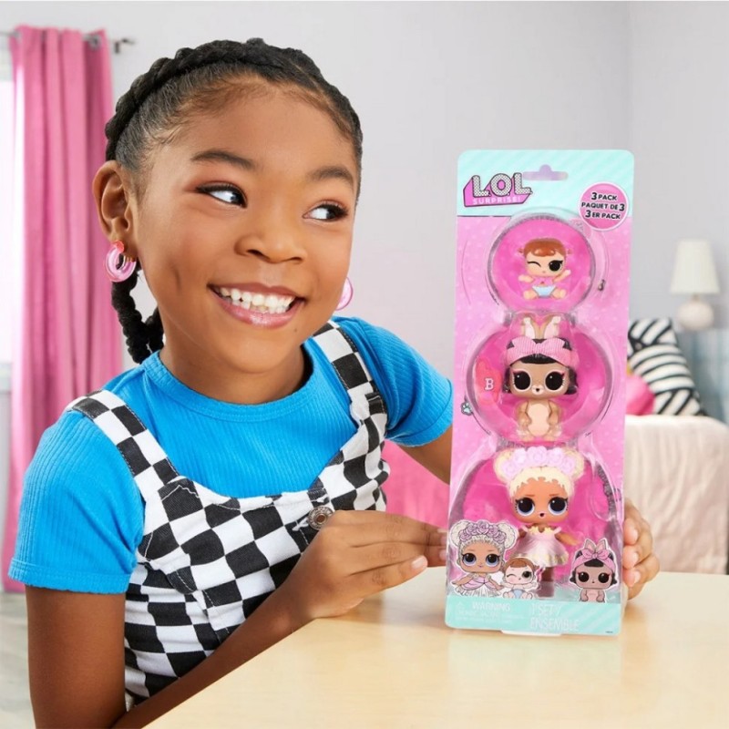 Набір ігрових фігурок Флаувер Чайлд, Шорт Стоп Хо L.O.L. Surprise! серії 987871 "OPP Tot+Pet+Lil"