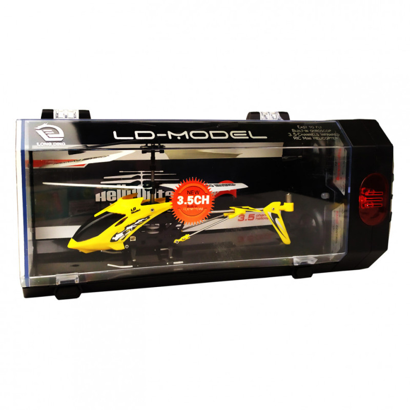 Вертоліт LD-662 на радіокеруванні 22 см Жовтий
