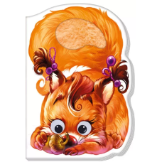 Детская книга "Дружеские зверьки. Белочка" 393021 укр. языке