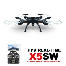 Квадрокоптер на радіокеруванні Syma X5SW з камерою WiFi  Чорний