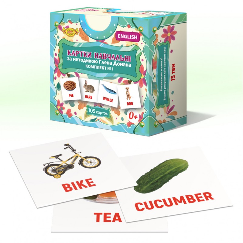 Розвиваючі картки за методикою Глена Домана MKD0003