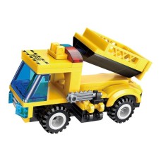 Дитячий Конструктор Qman 1408-1-8 транспорт, 76 дет  Semi Trailer