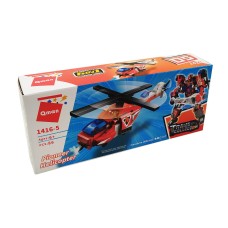 Дитячий Конструктор Qman 1416-1-6 транспорт, 88 дет  Pioneer Helicopter