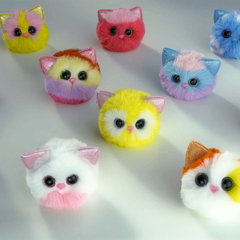 М'яка колекційна іграшка-сюрприз Пухнасті кошенята "Doki Doki" #sbabam T015-2019