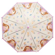 Зонтик детский "Русалочка" MK 5233-1(Light-Pink) длина 65,5 см, трость 60,5 см