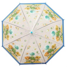 Зонтик детский "Динозаврики" MK 5233-1(Blue) длина 65,5см, трость 60,5см