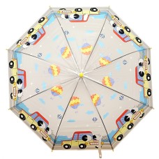 Зонтик детский "Веселый Пикап" MK 5232-1(Yellow) длина 65 см, трость 60 см