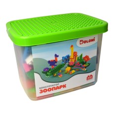 Конструктор "Зоопарк" 013888/40 в пластиковому боксі 272 деталі