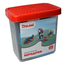 Конструктор "Аеродром" 013888/33 в пластиковому боксі 142 деталі