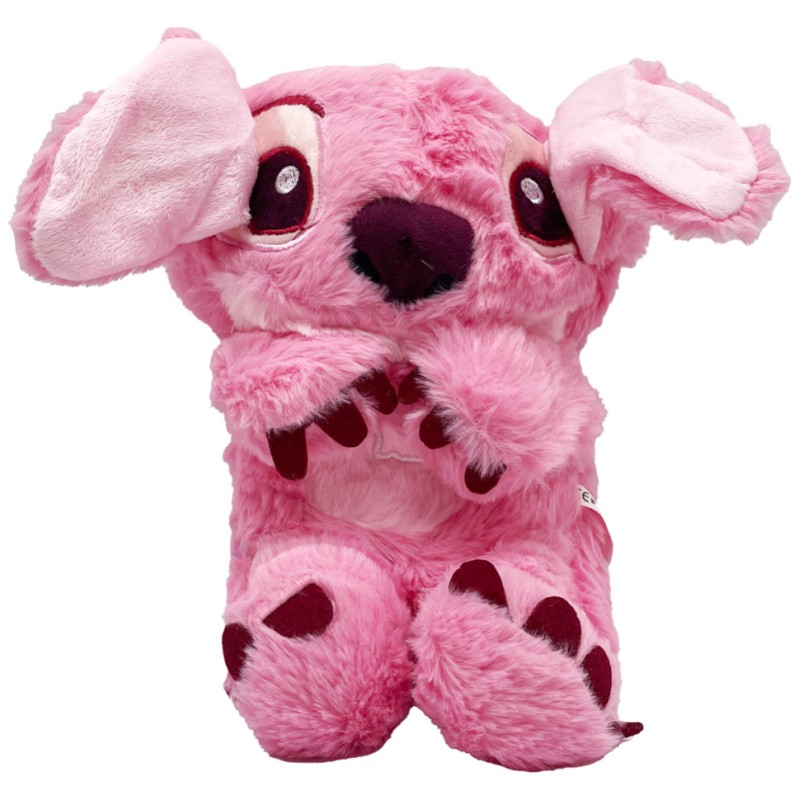 М'яка іграшка-нічник "Стіч" STCH-20(Pink) рожевий, дихаючий, світло та звук