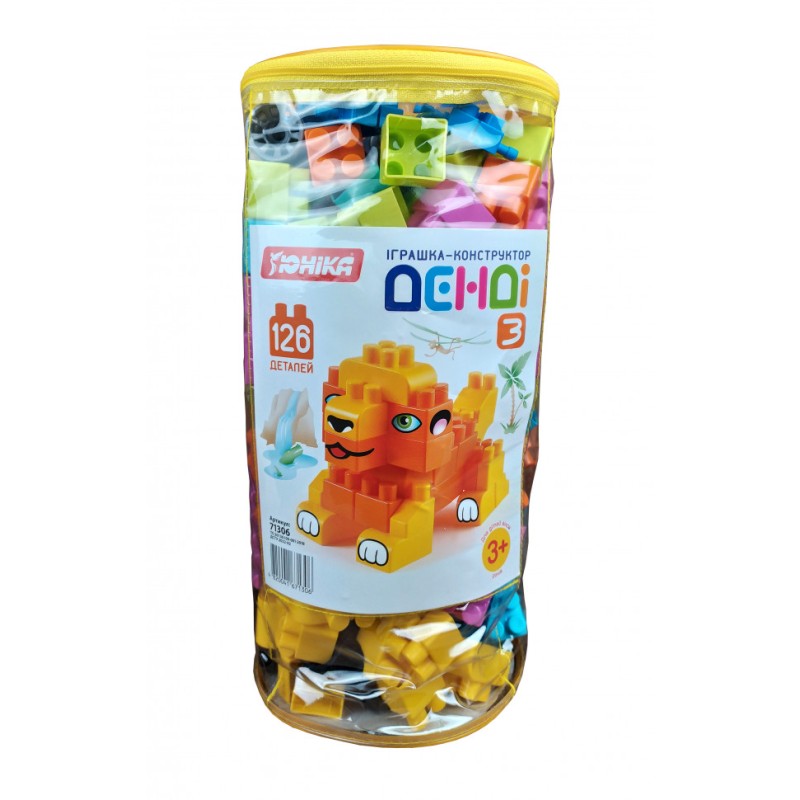 Дитячий конструктор "ДЕНДІ" - 3 71306, 126 деталей