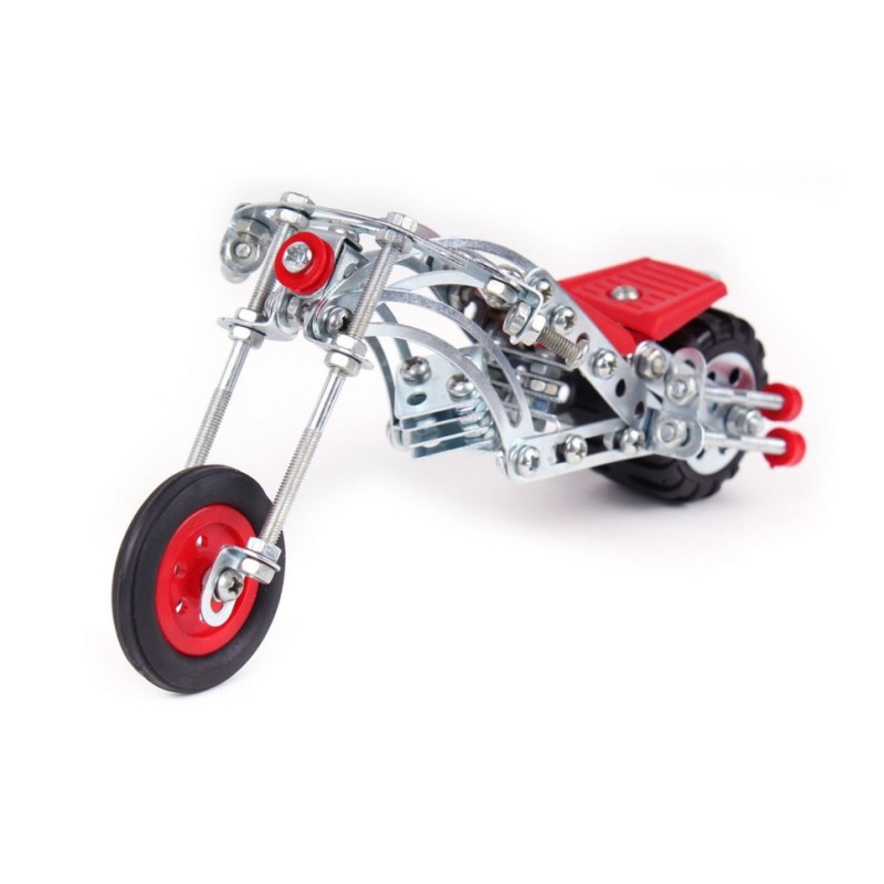 Дитячий Конструктор металевий "Мотоцикл" ТехноК 4807TXK, 181 деталь