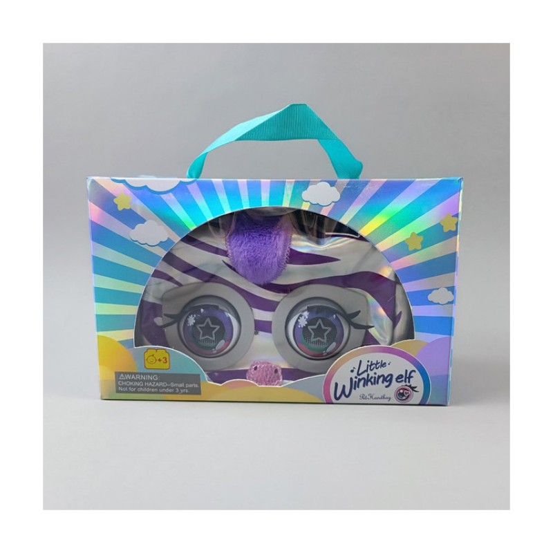 Інтерактивна сумочка Little Winking Elf "Зебра" BL-316-4 відтворює більше 25 звуків