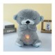 М'яка іграшка-нічник "Дихаюча Видра" 853-1(Grey) дихаючий, звук та світло, сірий