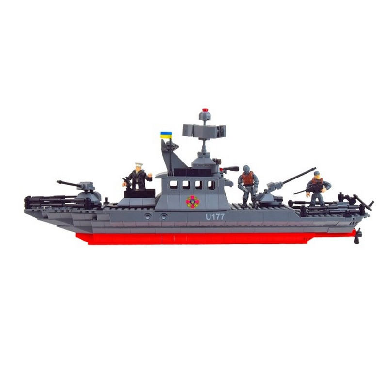 Конструктор дитячий АРМІЯ МБАК "АККЕРМАН" IBLOCK PL-921-391, 456 деталей