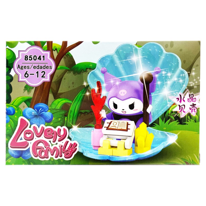 Дитячий ігровий конструктор "Kuromi" 85041-5 пластикові деталі