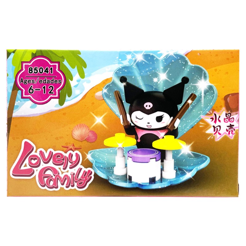 Дитячий ігровий конструктор "Kuromi" 85041-7 пластикові деталі