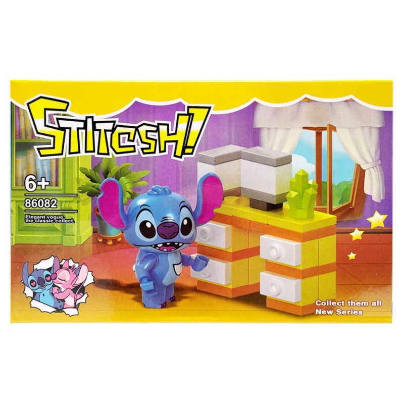 Дитячий ігровий конструктор "Стіч" 86082-2 пластикові деталі