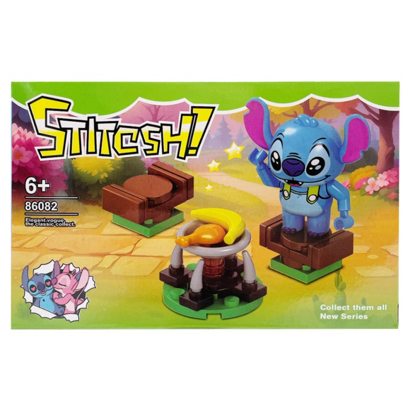 Дитячий ігровий конструктор "Стіч" 86082-6 пластикові деталі