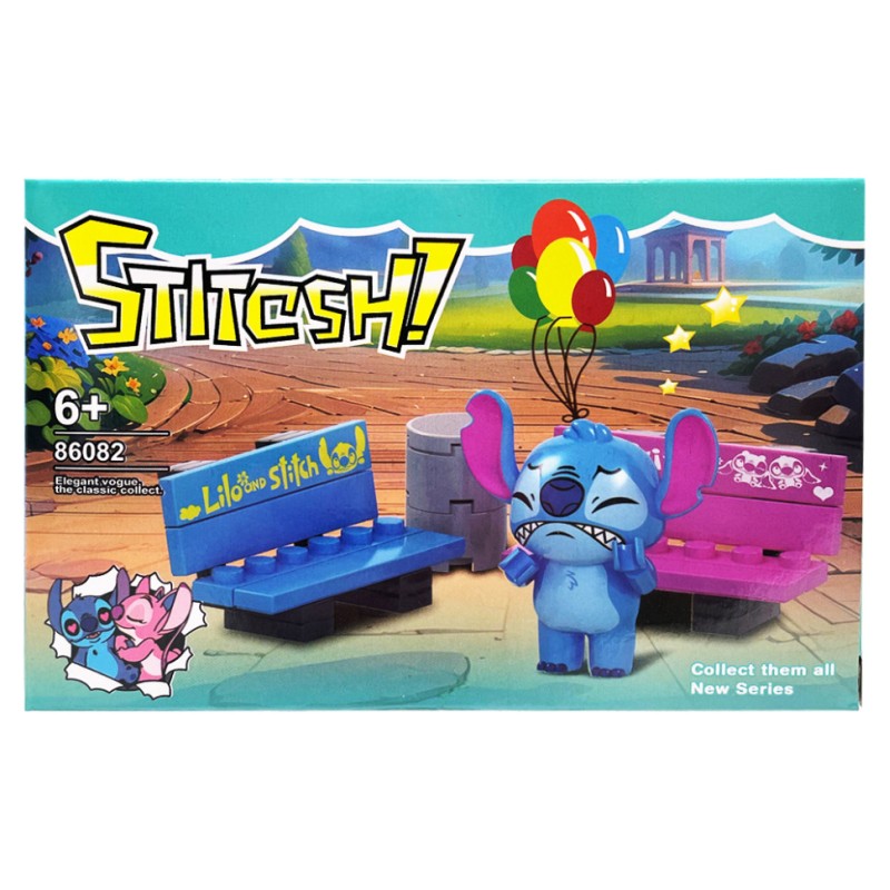 Дитячий ігровий конструктор "Стіч" 86082-7 пластикові деталі