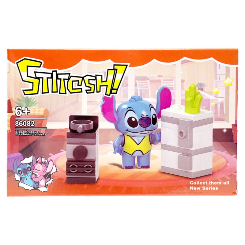 Дитячий ігровий конструктор "Стіч" 86082-8 пластикові деталі