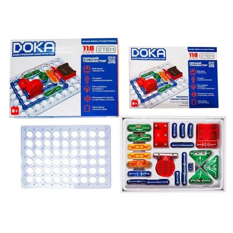 Конструктор електронний "118 СХЕМ" D70701 музика та світло