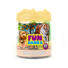 Ігровий набір "Дикі Тварини" FUN BANKA 320063-UA, 57 предметів