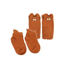 Дитячий набір наколінники і шкарпетки "Тигр" MGZ-0649(Orange)