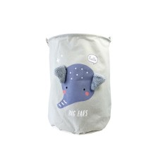 Кошик для іграшок та білизни "Big ears Слоник" MGZ-1009(Grey) 50 х 40 см